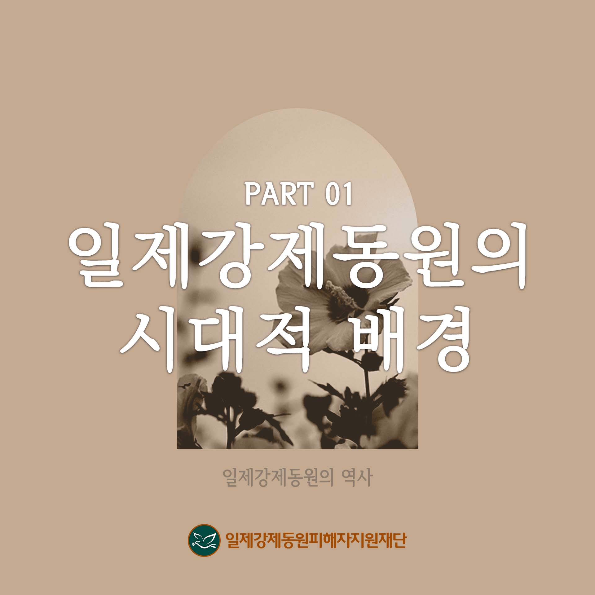 Part01 일제강제동원의 시대적 배경. 일제강제동원의 역사