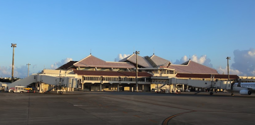 미야코지마 해군비행장 터(현 미야코 공항)(2021년 10월)